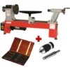 TORNIO LEGNO 460MM BANCO HOLZMANN D460FXL + ATT. MANDRINO+MANDRINO+SGORBIE H8TLG