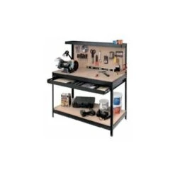 Banco Da Lavoro Con Pannello Cm 121x61x93/150h