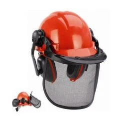 Elmetto Casco Cuffia Di Protezione Con Visiera Bg-hh 1