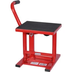 Sollevatore Per Moto Fino A 135 Kg Supporto Motocicletta Con Corsa Di Sollevamento 31-41 Cm