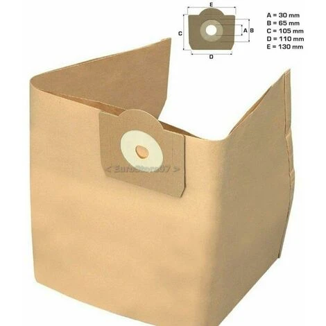 5 SACCHI SACCHETTI ASPIRAPOLVERE AQUAVAC - MOD.. AQUA FAM..POWER VAC. 790.RW 15 - immagine 2