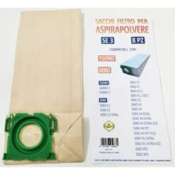 8 SACCHETTI ASPIRAPOLVERE SEBO GARBO 6629 R TUONO GARBO 2 GARBO 3 DESTRO SE 3