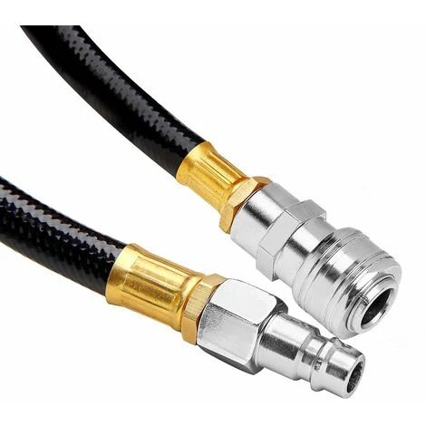 Monzana Avvolgitubo Ad Aria Compressa Tubo 10m Attacco 1/4 Bobina Con Supporto A Parete Rotante 180° - immagine 3