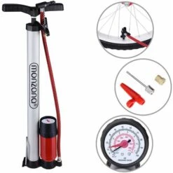 Monzana Pompa Manuale Incl. 3 Adattatori Tubo FlessibilePompa Aria Fino A 7 Bar 7 Bar (de)