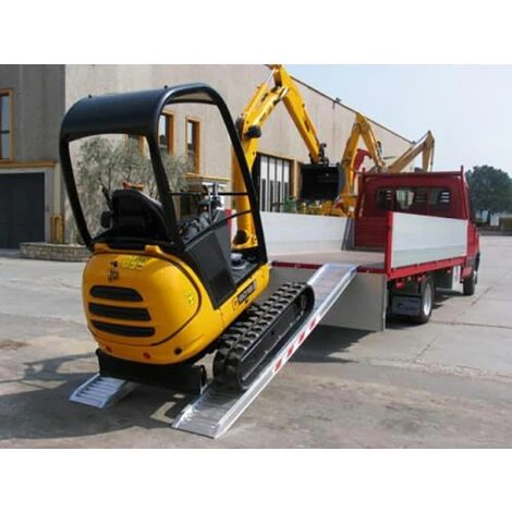 Lunghezza Di Rampa 2.50m - Altezza Raggiungibile 750mm - Portata Max Per Un Paio 5000kg Per Interasse 1500mm - Prezzo Unitario - M115/25LU - immagine 5