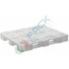 Pallet In Plastica (HDPE), Mis. 1000 L X 1200 P X 150 H Mm, Con 3 Traverse, Piano Forato, Portata Statica 4000 Kg, Portata Dinamica 1500 Kg