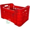 Cassetta In Plastica (HDPE) Per Ortofrutta, Sovrapponibile, Capacità 40 Lt, Mis. 530 L X 360 P X 310 H Mm, Base E Pareti Forate