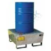 Vasca Di Contenimento Liquidi In Acciaio Zincato, Conica Ed Inseribile, Ideale Per 1 Fusto 200 Lt, Mis. 800 L X 800 P X 450 H Mm