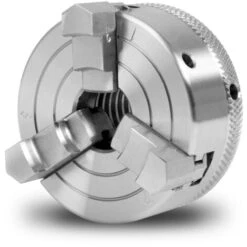 EBERTH Mandrino A Tre Griffe Con Diametro Di 50 Mm, Mandrino A 3 Griffe Autocentrante, Filettatura Di Collegamento 1 -8 TPI, Accessori Per Tornio, Mandrino Di Alta Qualità, Mandrino Di Serraggio