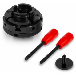 EBERTH Mandrino A Quattro Griffe Con Diametro Di 100 Mm, Mandrino A 4 Griffe Autocentrante, Filettatura Di Collegamento M33x3,5, Accessori Per Tornio, Mandrino Di Alta Qualità, Mandrino Di Serraggio