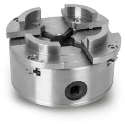 EBERTH Mandrino A Quattro Griffe Con Diametro Di 125 Mm, Mandrino A 4 Griffe Autocentrante, Filettatura Di Collegamento M33x3,5, Accessori Per Tornio, Mandrino Di Alta Qualità, Mandrino Di Serraggio