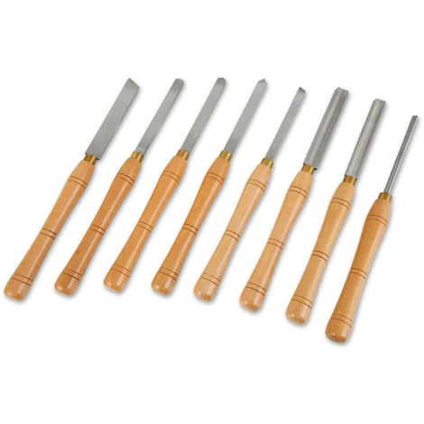 8 Pezzi Set Di Coltelli Da Tornitura Scalpello Da Tornitura In HSS