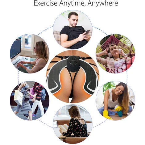 14Pad Elettrostimolazione Fitness Muscolazione Hip Trainer Belt Muscle LAVENTE - immagine 3