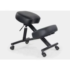 Sedia Ortopedica Sgabello Svedese Metallo Ergonomica Similpelle Balancesteel Lux