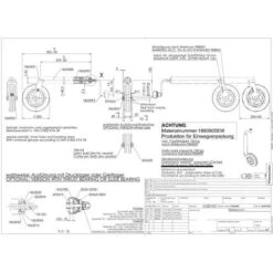 Ruota Ruotino Sollevamento Carrello Appendice Rimorchio Roulotte Registrabile 48 Mm