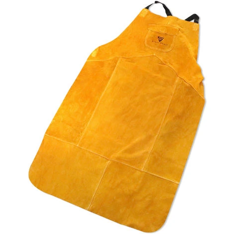 Grembiule Per Saldatura STAHLWERK Grembiule In Pelle Realizzato In Vera Pelle Robusta, Resistente Al Calore E Al Fuoco, Adatto Per TIG TIG MIG MAG MMA Plasma Ecc.