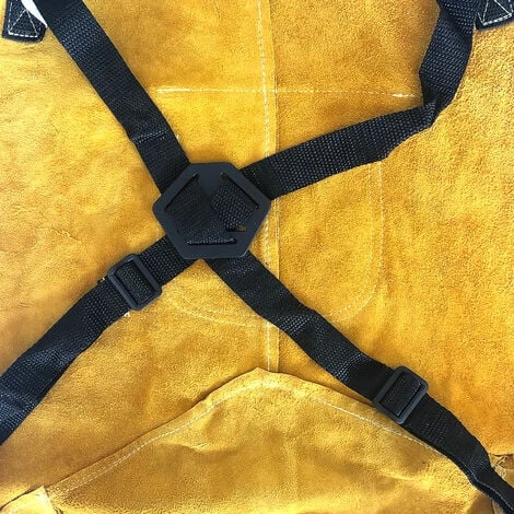 Grembiule Per Saldatura STAHLWERK Grembiule In Pelle Realizzato In Vera Pelle Robusta, Resistente Al Calore E Al Fuoco, Adatto Per TIG TIG MIG MAG MMA Plasma Ecc. - immagine 3