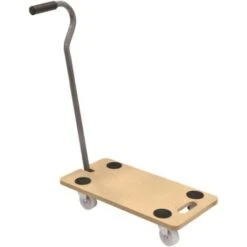 Carrello Da Esterno Con Manico E Ruote Pivotanti Con Portata 200 Kg