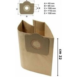 5 SACCHETTI ASPIRAPOLVERE BIDONE TUTTI ROWENTA VORACE RD RU SIEMENS RW 15
