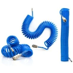 TUBO TUBI ARIA COMPRESSA SPIRALE 10 MT METRI FLESSIBILE COMPRESSORE RACCORDO 137