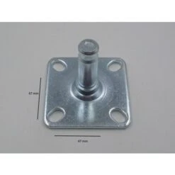 RUOTA OGTM SPEEDY 60-20 ALL.GRIGIO C-PIASTRA 47X47