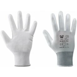 NERI 337064 GUANTI BIANCHI 13 ECO-PU GUANTO DA LAVORO IN POLIESTERE -XL / 10 XL / 10