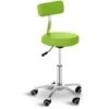 Sgabello Con Schienale - 445- 580 Mm - 150 Kg - Green Sgabello Con Schienale Sgabello Regolabile In Altezza