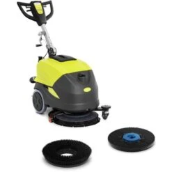 Lavapavimenti A Batteria Lavasciuga Pavimento Pulizia Batterie 850 W 45,5 Cm