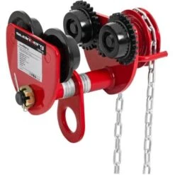 Carrello Porta Paranco Portata Di 1000 Kg Intervallo Flangia 77-133 Mm Catena