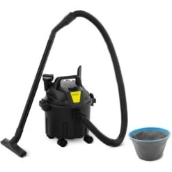 Bidone Aspiratutto Aspirapolvere Industriale Senza Sacchetto Umido 1.000 W 10 L