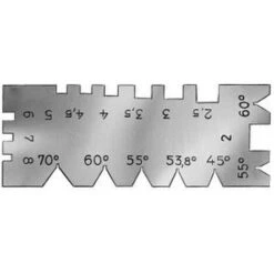 No Name Calibro Affilatura Strumento Per Filettatura Universale, Filo Tagliente: 55, 60 °