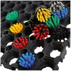 Rotondo Inserto Pennello Nero Per Mat A Nido D'Ape