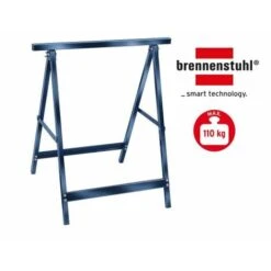 Brennenstuhl CAVALLETTO PIEGHEVOLE METALLO DA LAVORO SUPPORTO PER PIANO LAVORO H 71 CM 27999