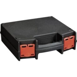 Alutec 56630 Cassetta Porta Utensili Senza Contenuto Plastica Nero, Rosso