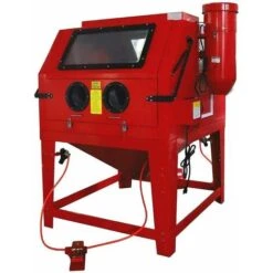 Varan Motors - NESB-23 Sabbiatrice A Doppia Apertura 1200L Con Raccolta Della Polvere, Granigliatrice A Microsfere, Granigliatrice A Manicotto