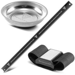 Vassoio Magnetico STAHLWERK Set Di Barre Magnetiche Per Officina E Bricolage, Ideale Per Riporre Viti, Utensili E Minuteria.