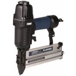 FERM Graffatrice Pneumatica – DIN E Orion – Soft Grip – Incl. 300 Chiodi E 100 Graffe