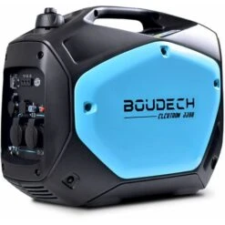 BOUDECH - Elektron 2200 - Generatore Digitale Ad Inverter Da 2KW/4HP Con Motore OHV 4 Tempi Gruppo Elettrogeno A Risparmio Energetico Da 2200W