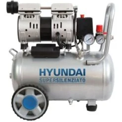 Compressore D'aria Super Silenziato 59 Db Da 24 Litri Hyundai