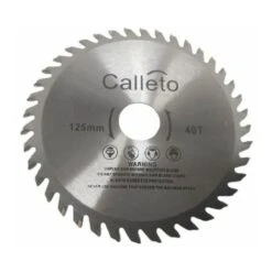 Disco Per Taglio Legno 125mm 5 Lama Per Smerigliatrice 40 Denti Circolare Sega