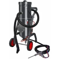 Varan Motors - NEWNB-01 Detergente Per Depositi Di Carbonio Del Motore, Airblaster A Guscio Di Noce Da 19 Litri Con Vuoto Di Recupero Dell'abrasivo