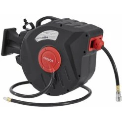 AREBOS Avvolgitubo Aria Compressa Avvolgitubo Automatico A Tamburo 15 M