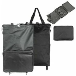 Carrello Portaspesa Pieghevole Portatile Trolley Richiudibile Portaoggetti