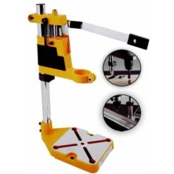 SUPPORTO A COLONNA PER TRAPANO OFFICINA PROFESSIONALE REGOLABILE ACCIAIO 43 Mm