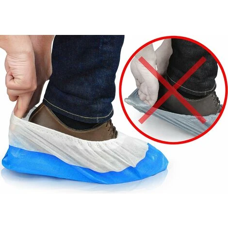 Confezione Da 50 Copriscarpe Ultra Resistenti Allo Strappo (16-44) - immagine 5