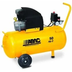 Compressore Aria Lubrificato Abac Montecarlo B20 Serbatoio 50 Litri 2 Hp 190 L/min
