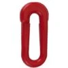 CONNEX- FALSA MAGLIA IN PLASTICA ROSSA 4 PZ. - 6 X 40 MM.