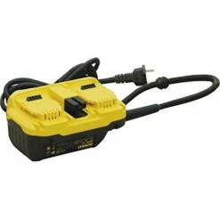 DeWALT DCB500-QS - Adaptador De Alimentación Para 2 Baterías XR FLEXVOLT De 54V Y Conversión A 230V