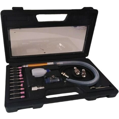 SMERIGLIATRICE DRITTA MOLATRICE PNEUMATICA FRULLINO ARIA COMPRESSA MINI DRIMMEL - immagine 2