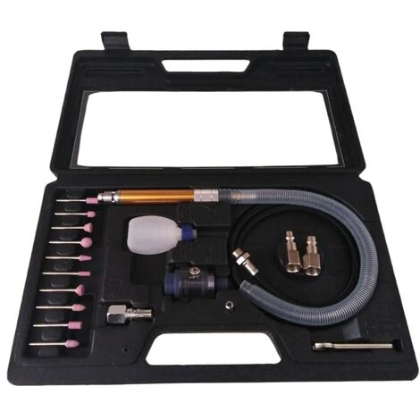 SMERIGLIATRICE DRITTA MOLATRICE PNEUMATICA FRULLINO ARIA COMPRESSA MINI DRIMMEL - immagine 3